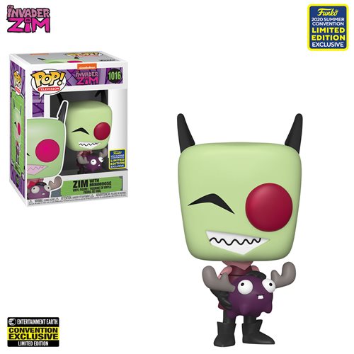 Funko POP! Animation Convention Exclusive 2020: Invader Zim - Invader Zim with Minimoose [#1016]