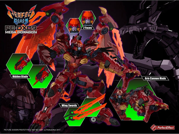 Transformers Third Party : Perfect Beast PE-DX09: Mega Doragon