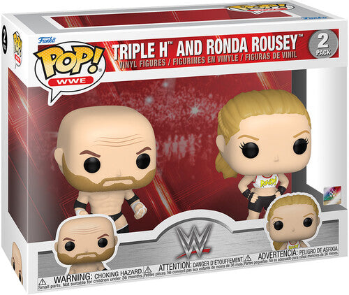 Funko POP! WWE: WWE - Triple H and Ronda Rousey [2-Pack]