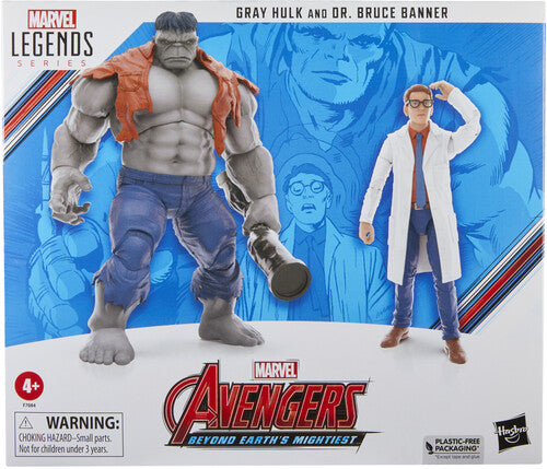 Marvel Legends: Avengers 60th Anniversary - Gray Hulk and Dr. Bruce Banner