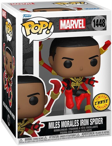 Funko POP! Marvel: Marvel Comics: Spider-Man - Miles Morales Iron Spider [#1448] (Chase)