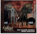 McFarlane: Fallout : New Vegas: 2-Pack - 7" Riot Ranger Armor & Benny Survivor
