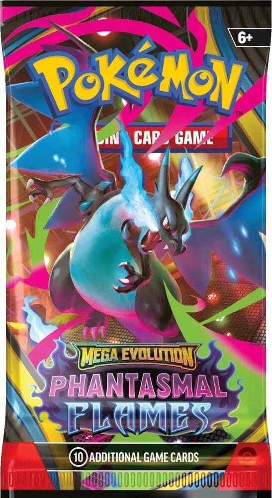 Pokémon TCG: Mega Evolution: ME02 - Phantasmal Flames Booster Pack