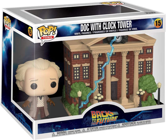 Funko POP! Town: Back to The Future - Doc with Clock Tower [#15]