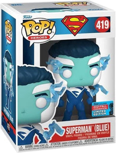 Funko POP! Fall Convention Exclusive 2021 Heroes: Superman - Superman (Blue) [#419]