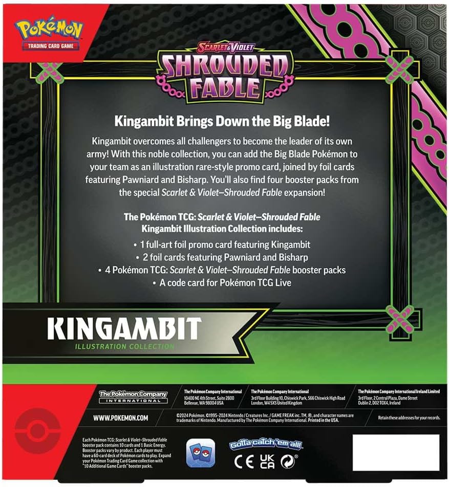 Pokémon TCG: Scarlet and Violet: Illustration Collection: Shrouded Fab –  Transfan2's Shop 'N Look