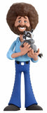 Bob Ross - 6" Scale Action Figure: Toony Classics - Bob Ross with Raccoon