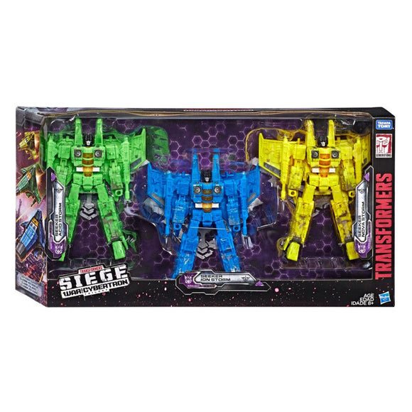 Transformers Generations Voyagers War For Cybertron: Siege Exclusive - Rainmakers 3-Pack