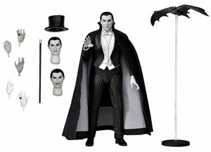 Universal Monsters: 7" Scale Action Figure - Ultimate Dracula (Carfax Abbey) (Black & White)