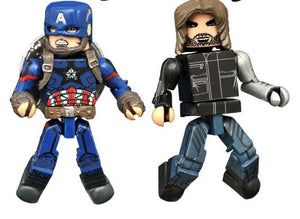 Marvel Minimates: Captain America: Civil War -  Captain America and Winter Soldier