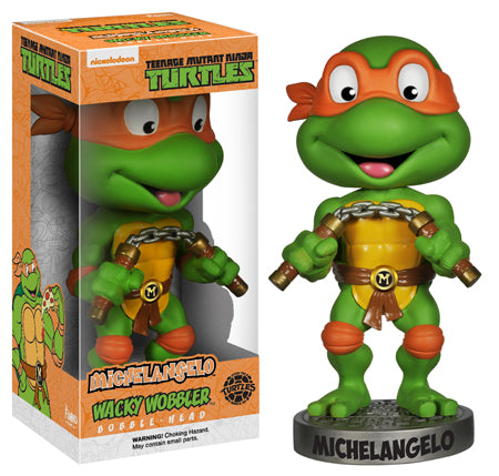 Funko - Teenage Mutant Ninja Turtles Wacky Wobblers : Michelangelo