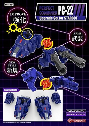 Transformers Third Party : Perfect Combiner PC-22 Combiner Upgrade Set