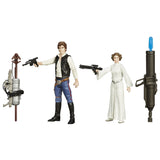 Star Wars Episode VII : 3.75" 2- Pack Space Mission Han Solo and Princess Leia