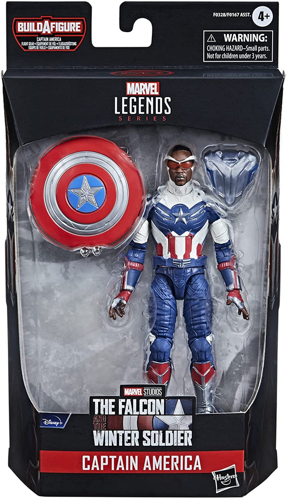 Marvel Legends: Avengers: The Falcon and The Winter Soldier (Captain America Flight Gear BAF) - Captain America
