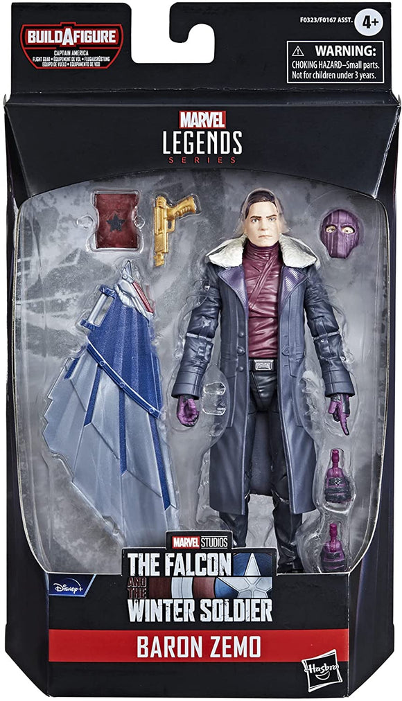 Marvel Legends: Avengers: The Falcon and The Winter Soldier (Captain America Flight Gear BAF) - Baron Zemo