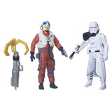 Star Wars Episode VII : 3.75" 2- Pack Snow Mission -  Snap Wexley & Snowtrooper Officer