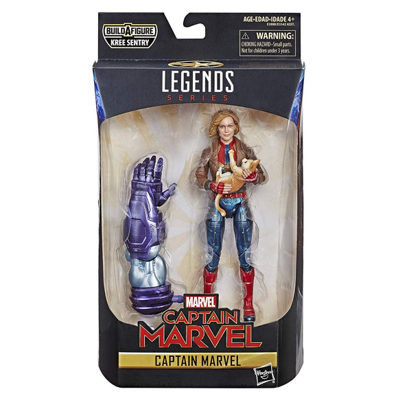 Marvel Legends: Captain Marvel (Kree Sentry BAF) -  Captain Marvel (Bomber Jacket)