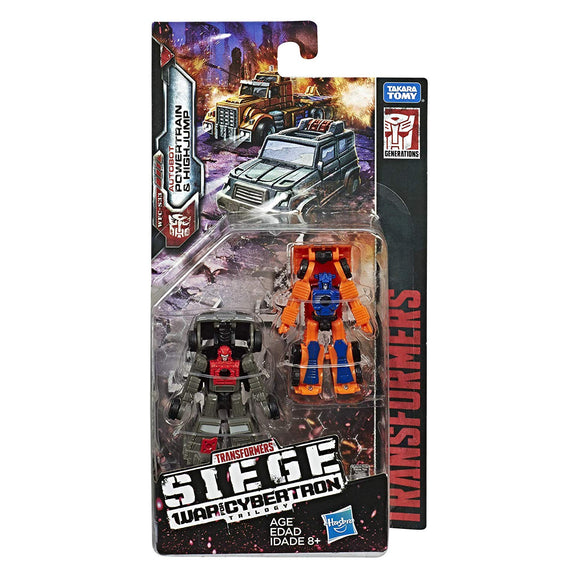 Transformers Generations Micromasters War For Cybertron: Siege - Off-Road Patrol [Highjump & Powertrain] (WFC-S33)