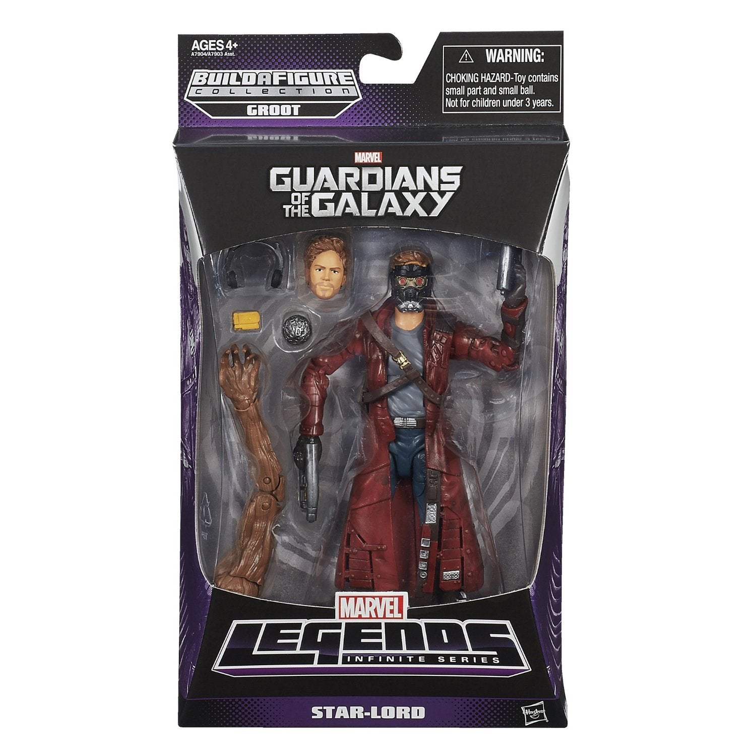 Marvel Legends Star Lord Groot Build A