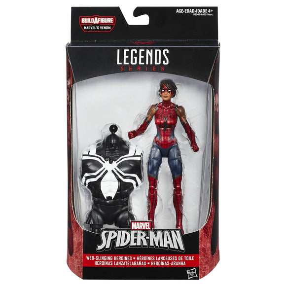Marvel Legends: Spider-Man (Venom Space Knight BAF) - Spider-Girl (Web-Slinging Heroines)