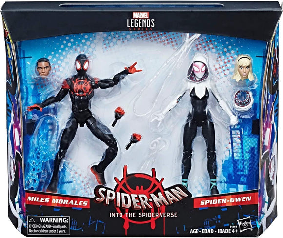 Marvel Legends: Spider-Man (Exclusive) - Miles Morales [Spider-Man]  & Spider-Gwen (Into the Spider-Verse)