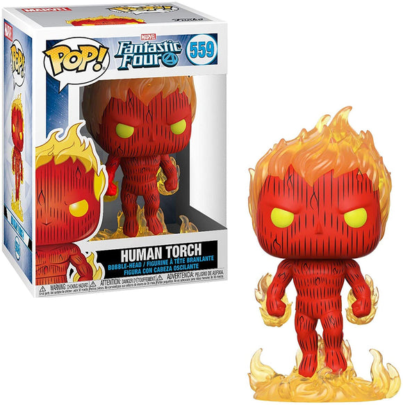 Funko POP! Marvel: Fantastic Four - Human Torch [#559]