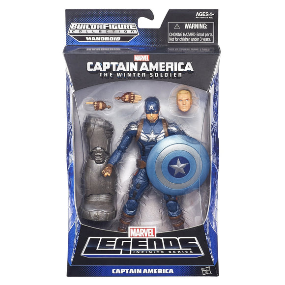 Marvel Legends: Captain America: The Winter Soldier (Mandroid BAF) - Captain America (Stealth Suit)