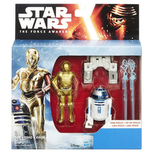 Star Wars Episode VII : 3.75" 2- Pack Snow Mission R2-D2 and C-3PO