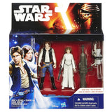Star Wars Episode VII : 3.75" 2- Pack Space Mission Han Solo and Princess Leia