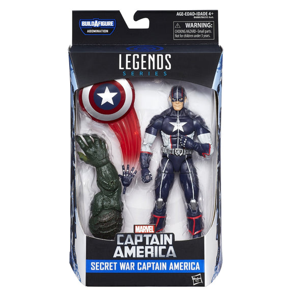 Marvel Legends: Captain America: Civil War (Abomination BAF) - Captain America (Secret War)