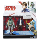 Star Wars Episode VIII The Last Jedi : 3.75"  2-Pack : Han Solo & Boba Fett