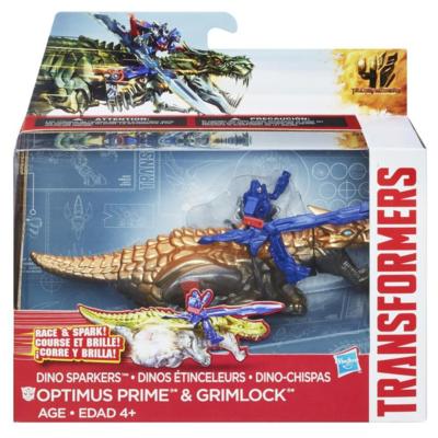 Transformers Age of Extinction Dino Sparkers : Optimus Prime & Grimlock
