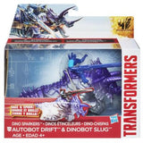 Transformers Age of Extinction Dino Sparkers : Autobot Drift & Dinobot Slug (Slag)
