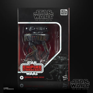 Star Wars 6" Empire Strikes Back - The  Black Series Deluxe: Imperial Probe Droid [D3]