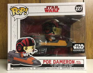 Funko POP! - Star Wars Exclusive : Poe Dameron with X-Wing [#227]
