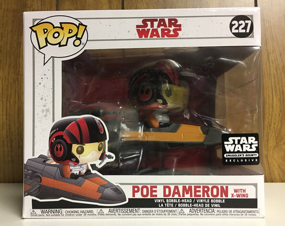 Funko POP! - Star Wars Exclusive : Poe Dameron with X-Wing [#227]