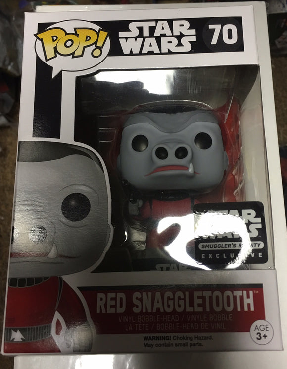 Funko POP! Star Wars Exclusive - Red Snaggletooth [#70]