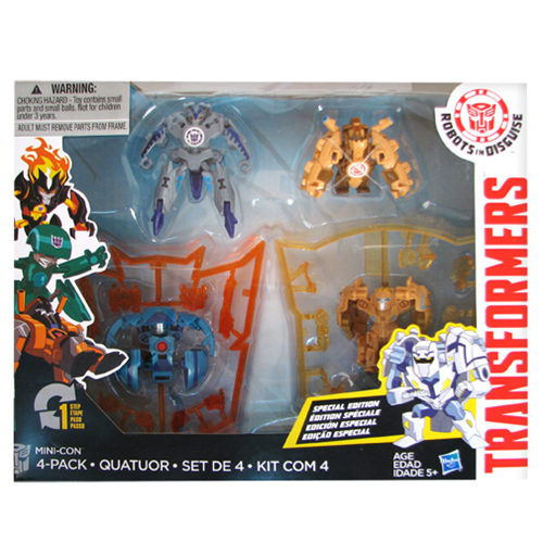Transformers Robots In Disguise Mini-Con : 4 - Pack
