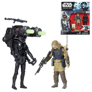 Star Wars 3.75" 2-Packs : Rogue One - Imperial Death Trooper & Rebel Commando Pao