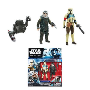 Star Wars 3.75" 2-Packs : Rogue One - Shoretrooper Captain VS Bistan