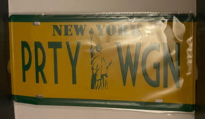 Teenage Mutant Ninja Turtles (Cartoon Series): Exclusive - Party Wagon "Prty Wgn" License Plate