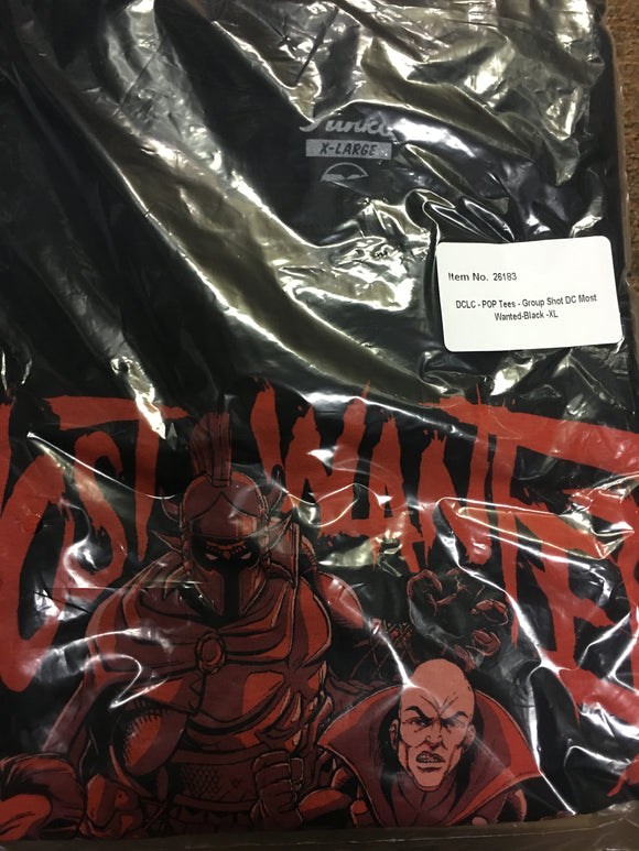 Funko POP! Apparel DC Exclusive : Most Wanted (XL)