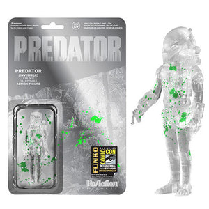 SDCC Exclusive ReAction Predator : Predator (Invisible) with Green Spatter
