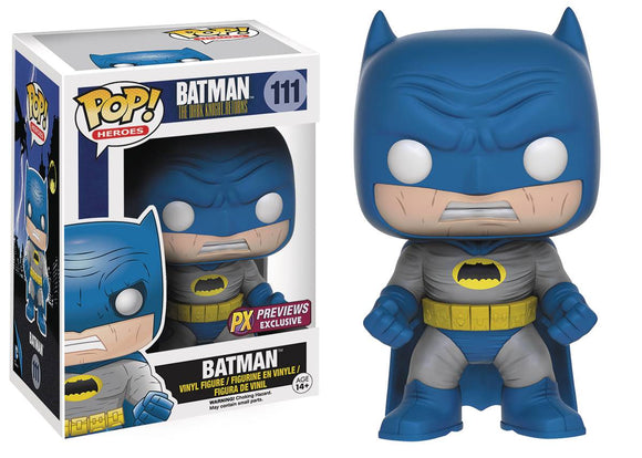 Funko POP! PX Previews Exclusive Heroes: Batman The Dark Knight Returns - Batman (Blue) [#111]