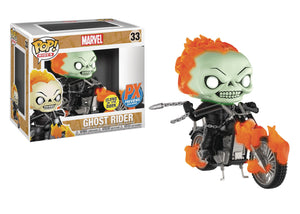 Funko POP! Rides PX Previews Exclusive: Marvel - Ghost Rider (Glow in the Dark)