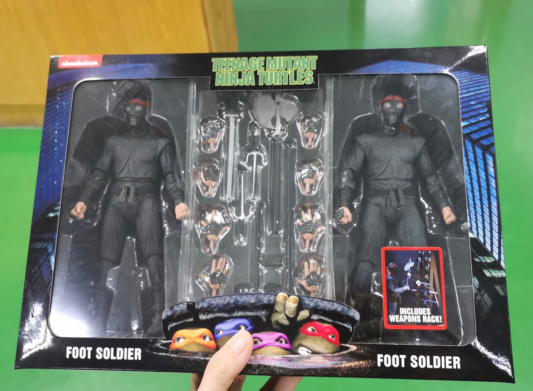 NECA TMNT outlets foot soldier 2 pack