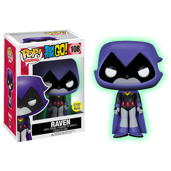 Funko POP! Teen Titans GO! Exclusive : Raven (Glow-in-the-Dark) [#108]