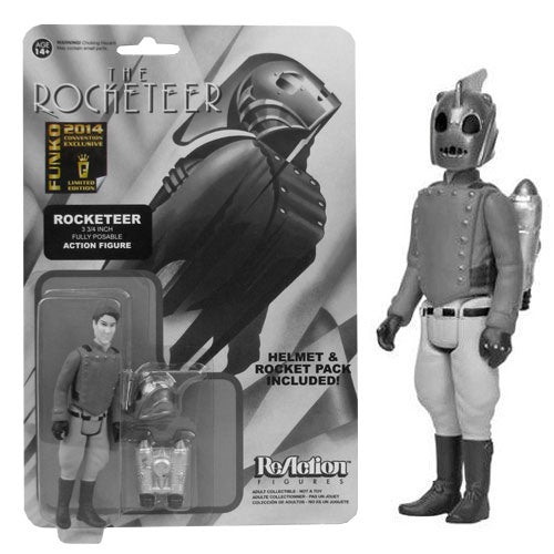 SDCC Exclusive ReAction The Rocketeer : Rocketeer (Black & White)