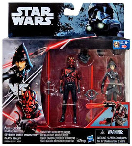 Star Wars 3.75" 2-Packs : Rebels - Seventh Sister (Inquisitor) and Darth Maul