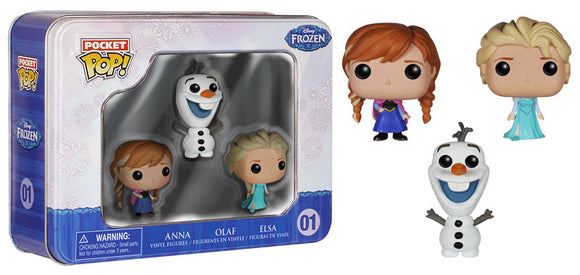 Funko Pocket POP! Tin: Frozen - Frozen (Anna, Olaf, & Elsa)
